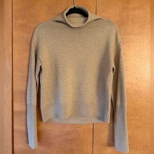 Wilfred by Aritzia - light camel turtle neck sweater